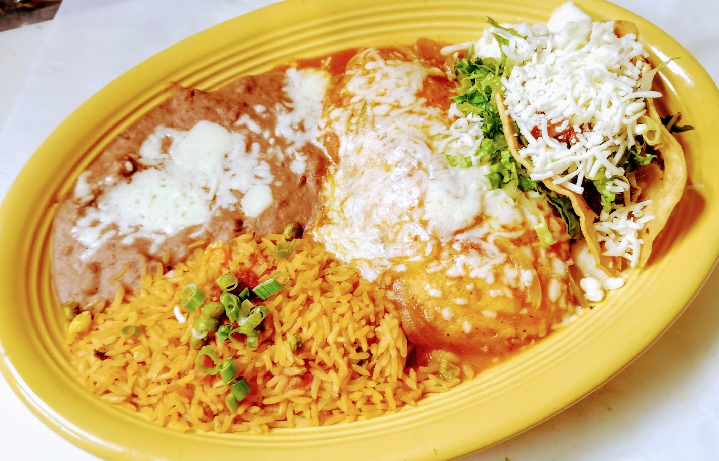 Order 6. Chile Relleno and Taco  Combo food online from Xalisco Bar & Grill store, Lancaster on bringmethat.com
