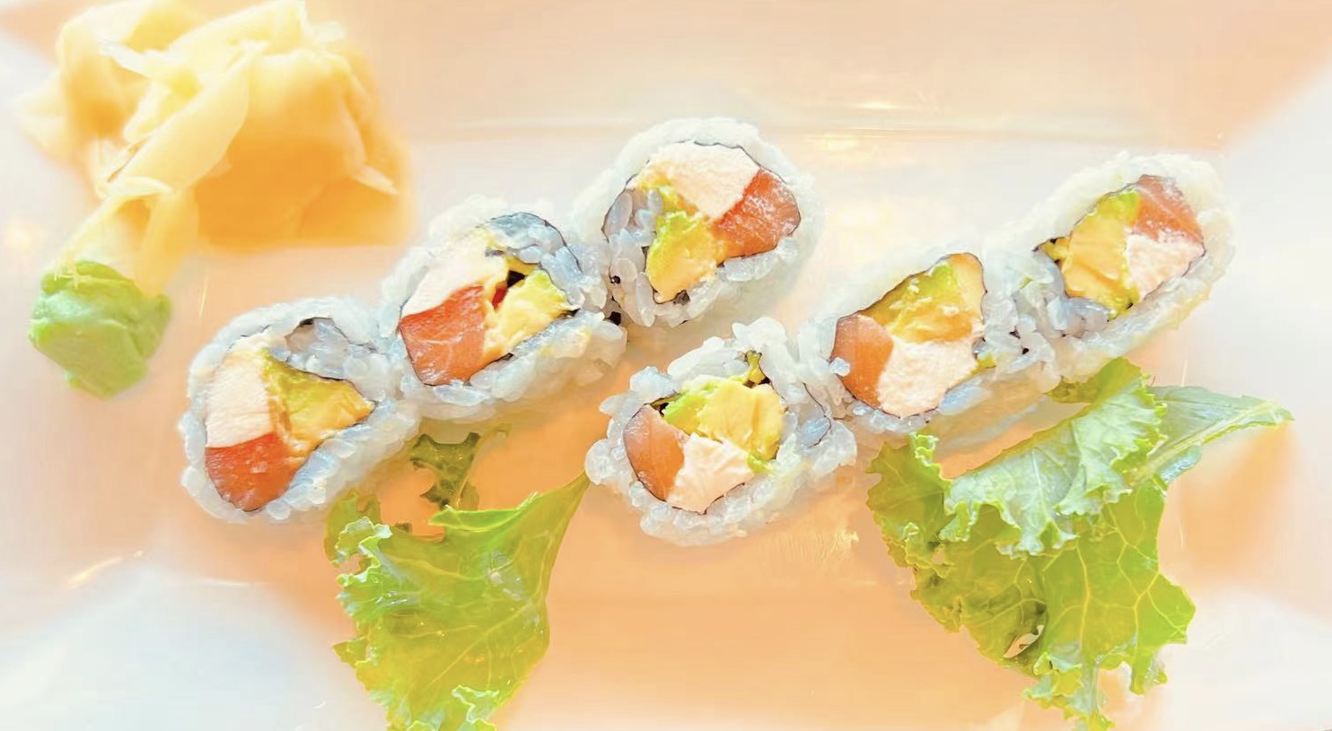 Order Philadelphia Roll food online from Oriental Pearl Restaurant store, West Chester on bringmethat.com