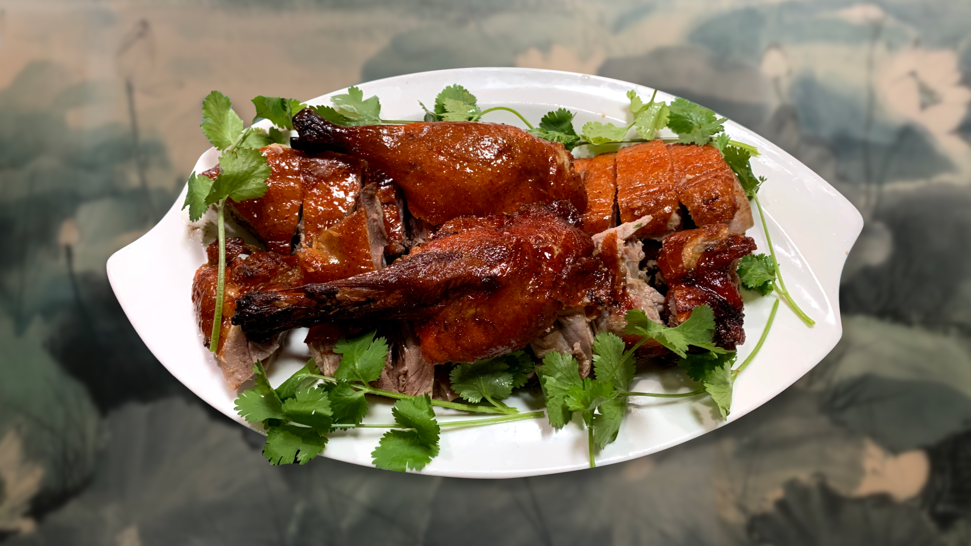 Order Roast Duck (Whole or Half) 美味燒鴨 (一隻或半隻) food online from Creek House Dim Sum Restaurant store, Walnut Creek on bringmethat.com