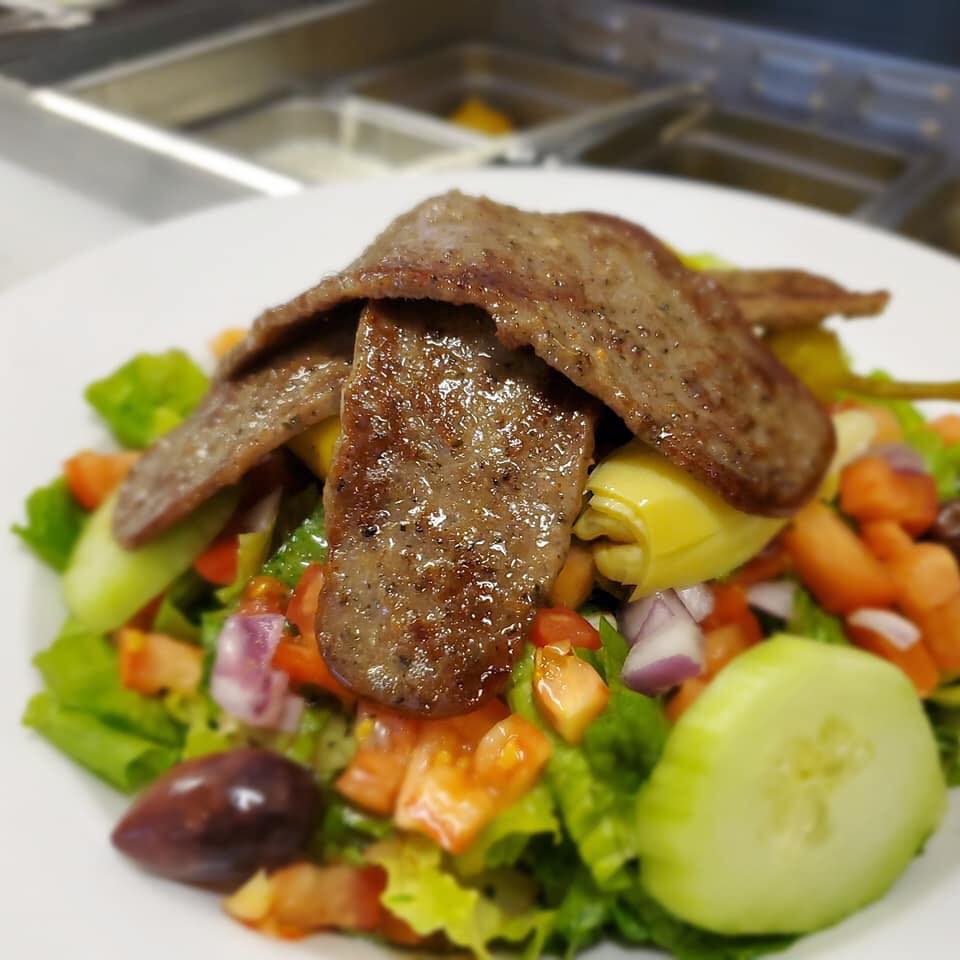Order Gyros Salad food online from Sugar Bistro store, Stockton on bringmethat.com