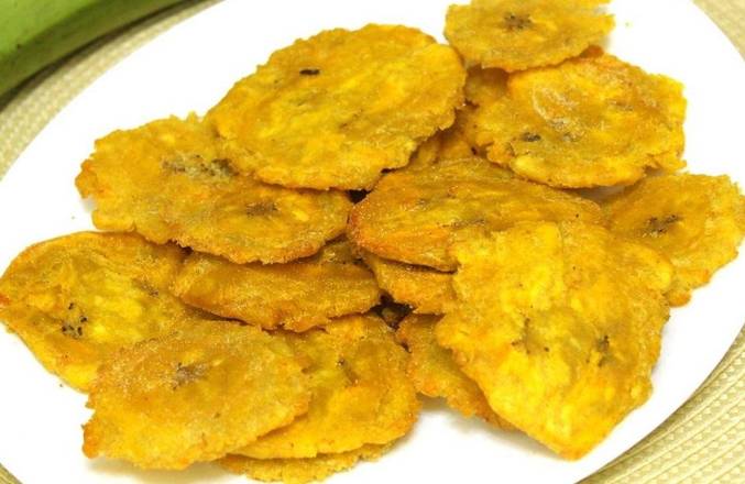Order Fried Green Plantains (Tostones) food online from Mofongos store, Wilmington on bringmethat.com