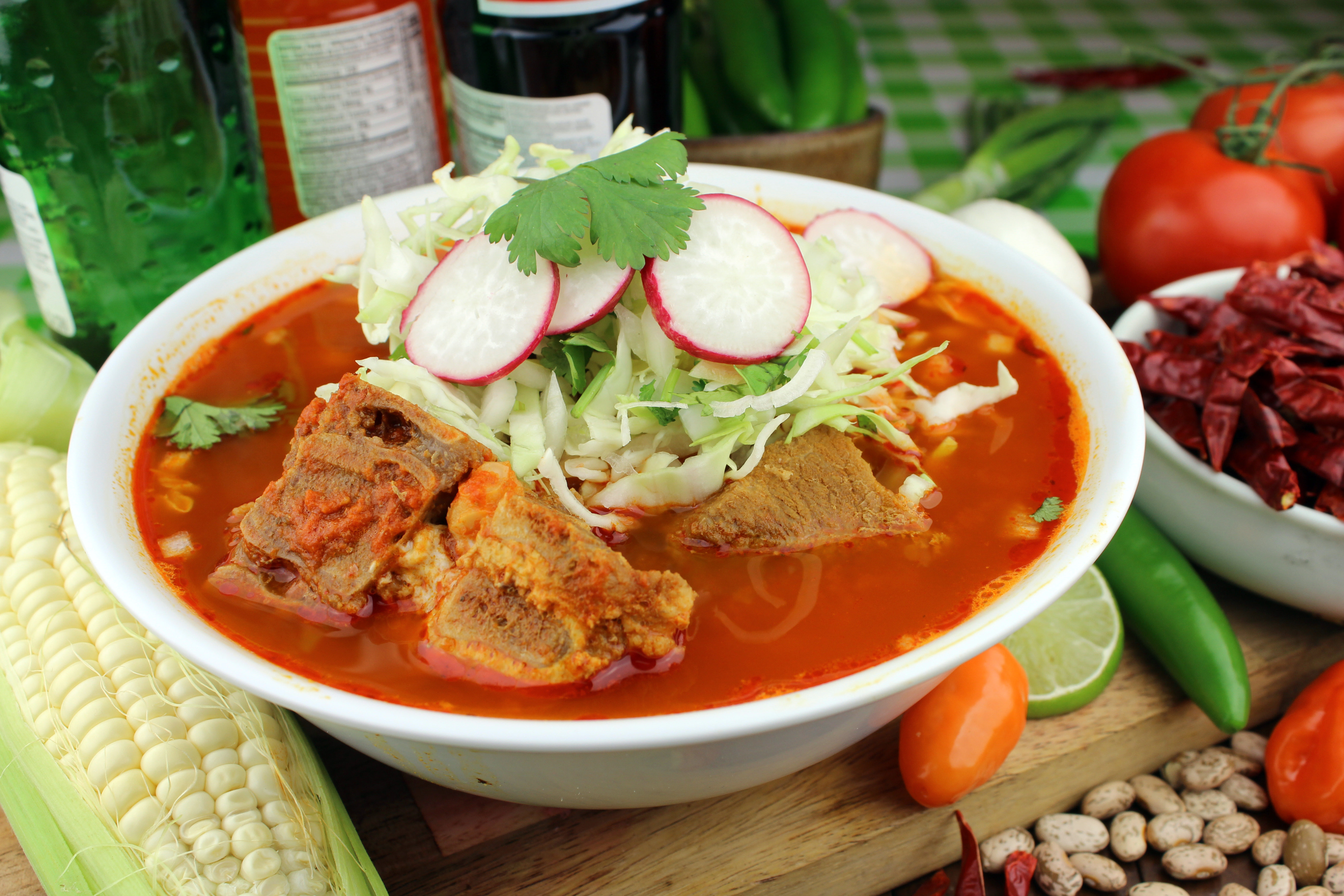 Order Pozole food online from Chef Ladis Mexican Restaurant store, Pico Rivera on bringmethat.com