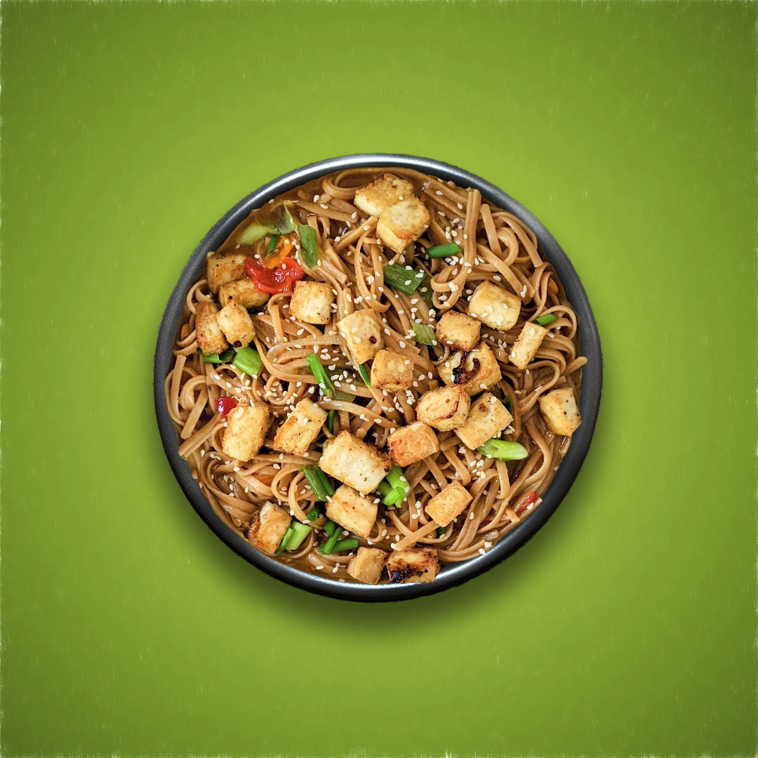 Order Tofu Garlic Noodles food online from Noodle Republic store, Livermore on bringmethat.com