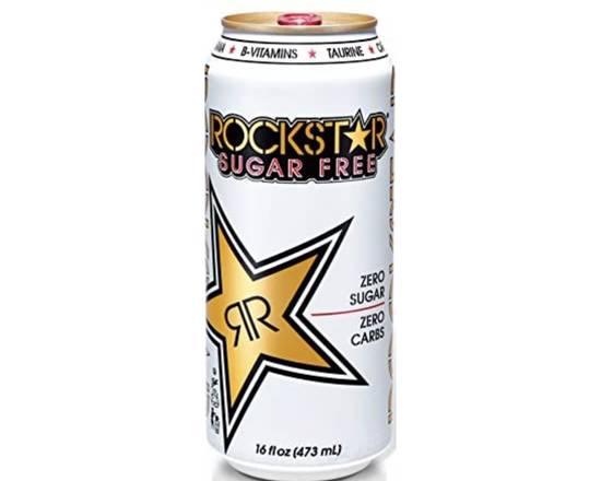 Order Rockstar Sugar Free Energy Drink - 16 fl oz food online from Loma Mini Market store, Long Beach on bringmethat.com