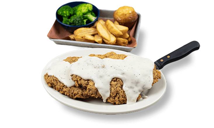 Order Country Fried Steak food online from Famous Daves Legendary Pit Bar-B-Que store, Peoria on bringmethat.com