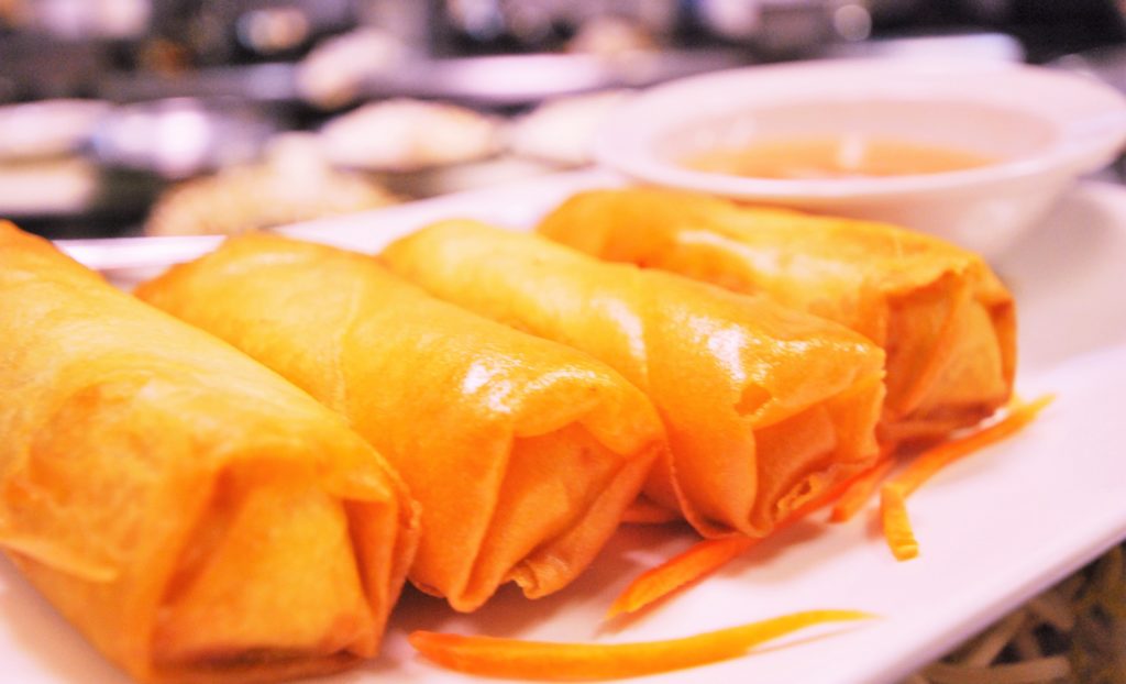 Order A1. Vegetarian Spring Rolls food online from Mali Thai Cuisine & Sushi store, Plymouth on bringmethat.com