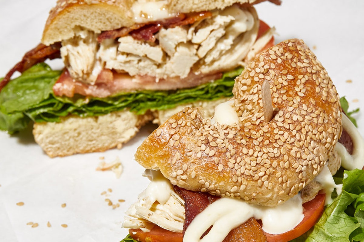 Order Chicken BLT Sandwich food online from Spread Bagelry store, Philadelphia on bringmethat.com