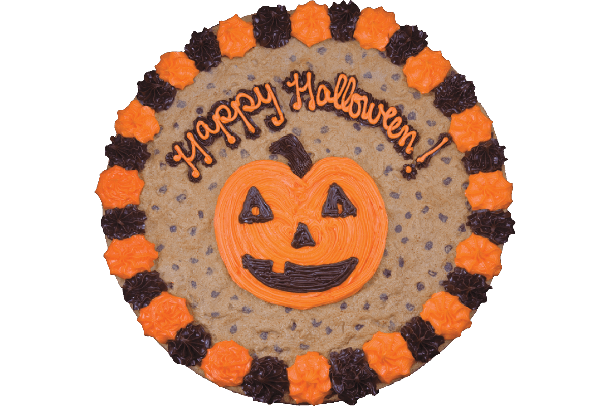 Order #218: Halloween Pumpkin food online from Nestle Toll House Cafe store, Cedar Park on bringmethat.com