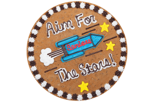 Order Aim For the Stars Cookie Cake food online from American Deli on Broad St. store, Athens on bringmethat.com