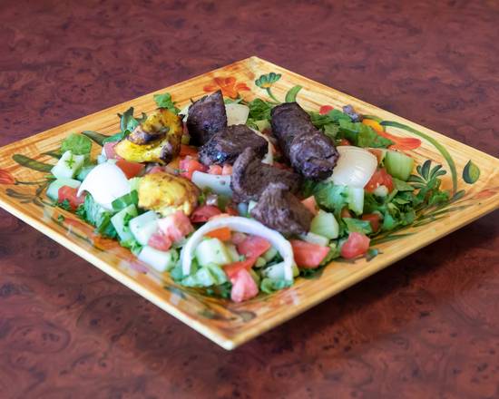 Order Kabob Combo Salad food online from The Mediterranean Salad store, Chicago on bringmethat.com