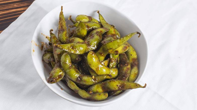 Order A11 Roasted Chili Edamame food online from Madam mam's store, Austin on bringmethat.com