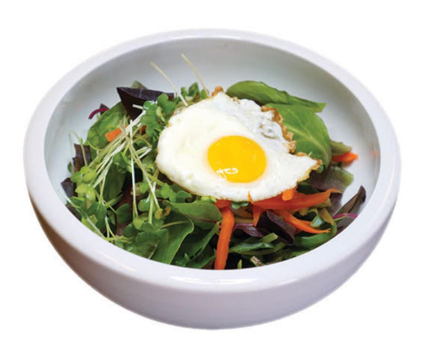 Order Spring Greens Bi Bim Bap 새싹 비빔밥 food online from Pyeong Chang Tofu store, Berkeley on bringmethat.com