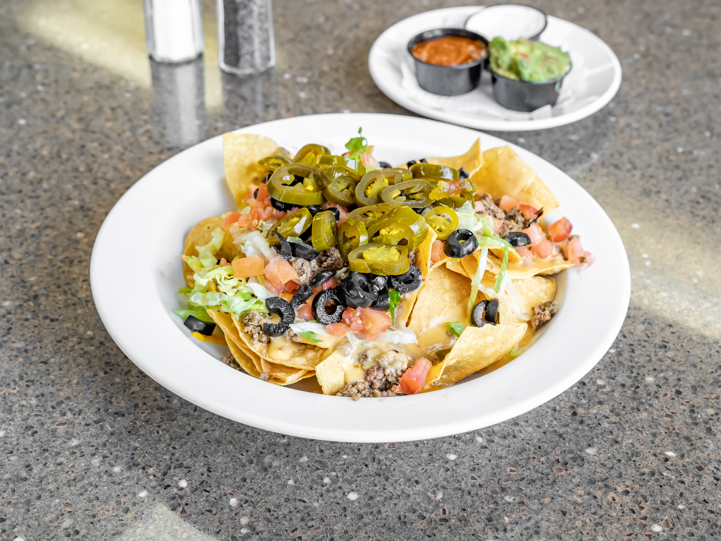 Order Nachos Supreme food online from The Avocado Mexican Grill store, Runnemede on bringmethat.com