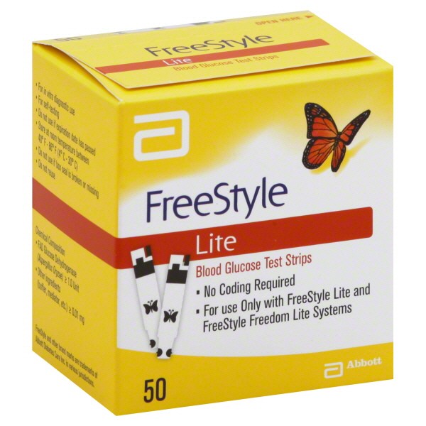 Order FreeStyle Lite Test Strips, Blood Glucose, 50 test strips food online from Rite Aid store, ELMIRA on bringmethat.com