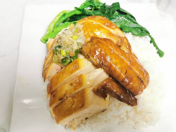 Order Scallion Chicken on Rice 蔥油雞飯 food online from Peking kitchen store, Brooklyn on bringmethat.com