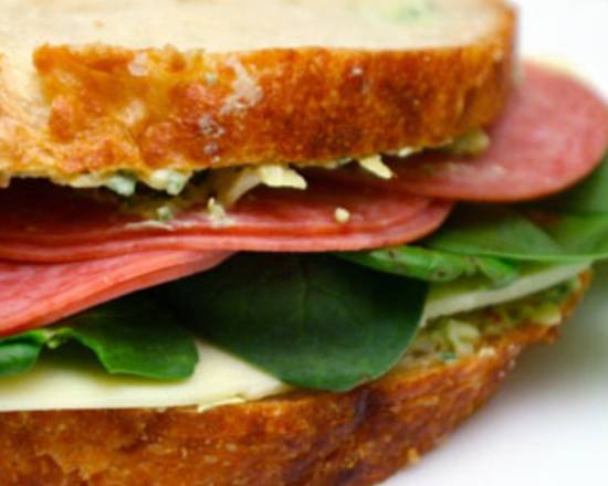 Order Italian Salami Sandwich food online from Breakfast Beauties By The Salad Place & Rotisserie store, San Francisco on bringmethat.com