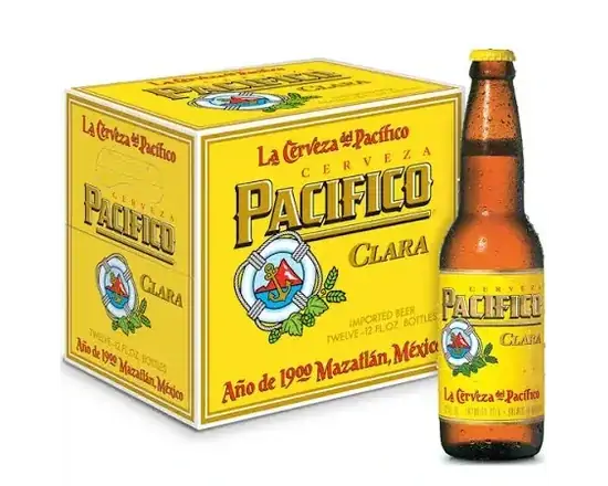 Order Pacifico, 12 pk/ 12 oz. bottle beer (4.4% ABV) food online from Central Liquor Market store, Los Angeles on bringmethat.com