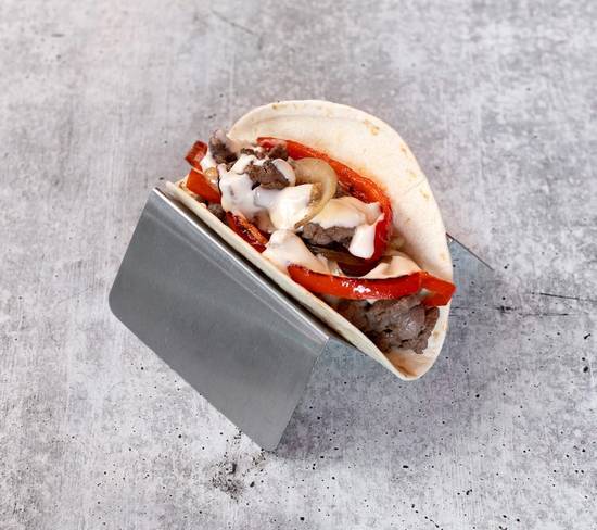 Order Steak & Cheese Philly Taco food online from Tin Lizzy store, Atlanta on bringmethat.com