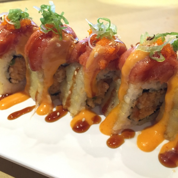 Order Golden Tiger Roll food online from Dono Sushi Cafe store, Chino on bringmethat.com