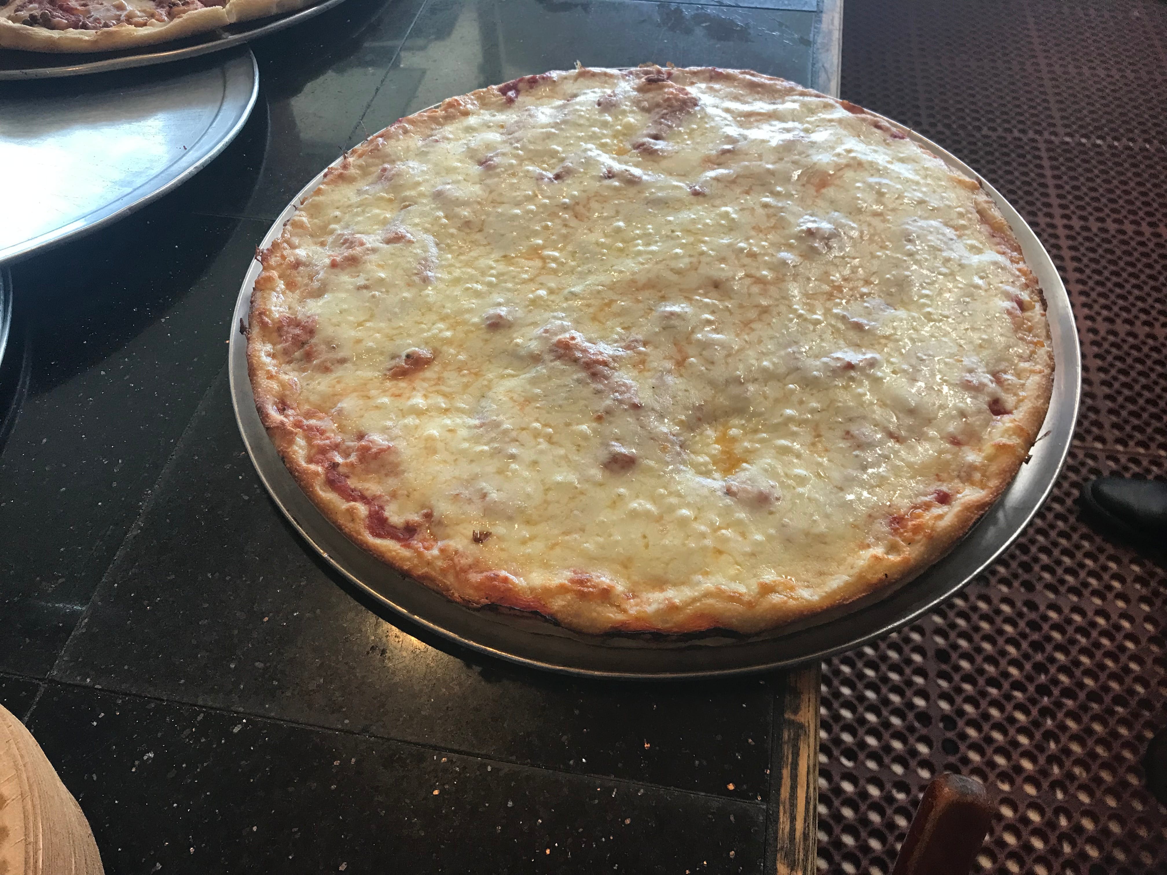 Order Pan Cheese Pizza - 16'' food online from Di Francesco Pizza store, Westampton on bringmethat.com