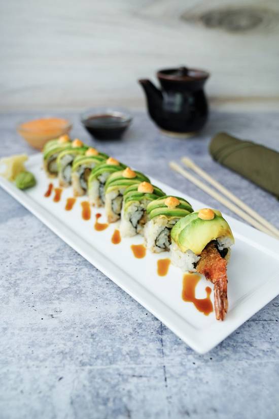 Order Dragon Roll food online from Sushi Maki store, South Miami on bringmethat.com