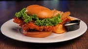 Order Fried Buffalo Chicken Sandwich food online from Hickory Tavern store, Charlotte on bringmethat.com