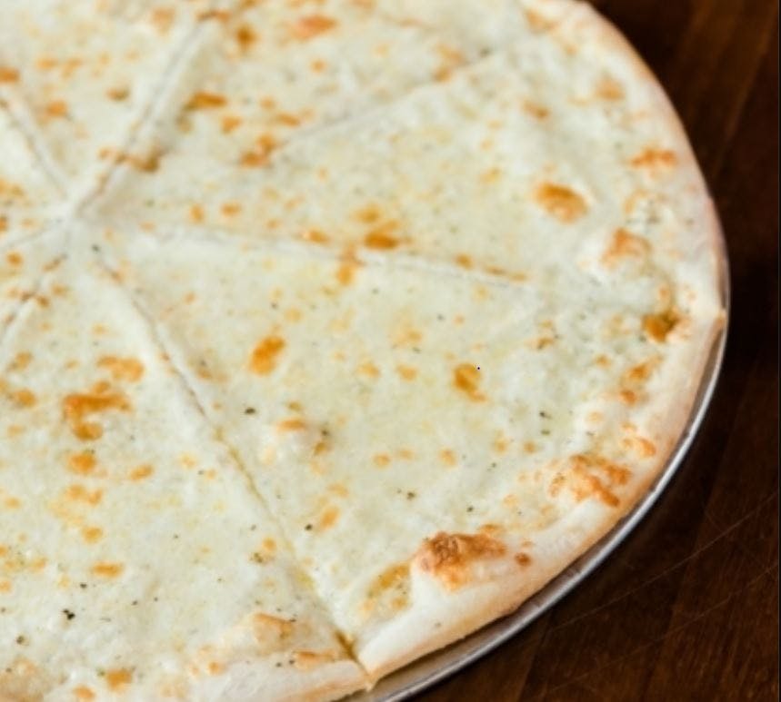 Order White Pizza - Personal 12'' food online from Jonny Pizza store, Fort Worth on bringmethat.com