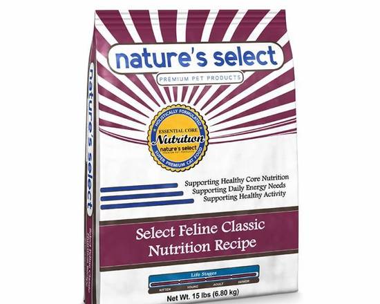 Order Classic Feline Nutrition Recipe (15 LBS) food online from Nature Select Pet store, Lake Barrington on bringmethat.com