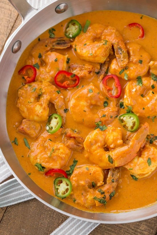Order Shrimp Curry food online from Empyrean Indian Kitchen store, Hoboken on bringmethat.com