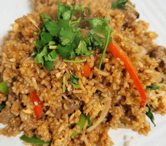 Order Spicy Basil Fried Rice food online from Praya Thai Dining store, Las Vegas on bringmethat.com