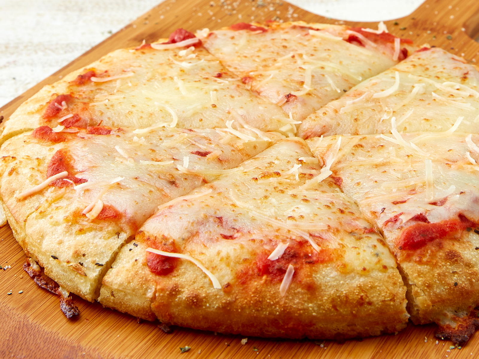 Order Double Cheese Pizza food online from Schlotzsky store, Houston on bringmethat.com