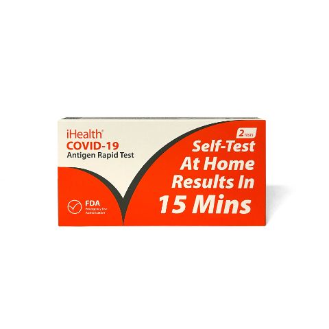 Order iHealth COVID-19 Antigen Rapid Test 2 Pack food online from 7-Eleven store, Dallas on bringmethat.com