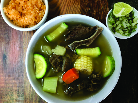 Order Beef Soup food online from Fonda Maria store, Downey on bringmethat.com