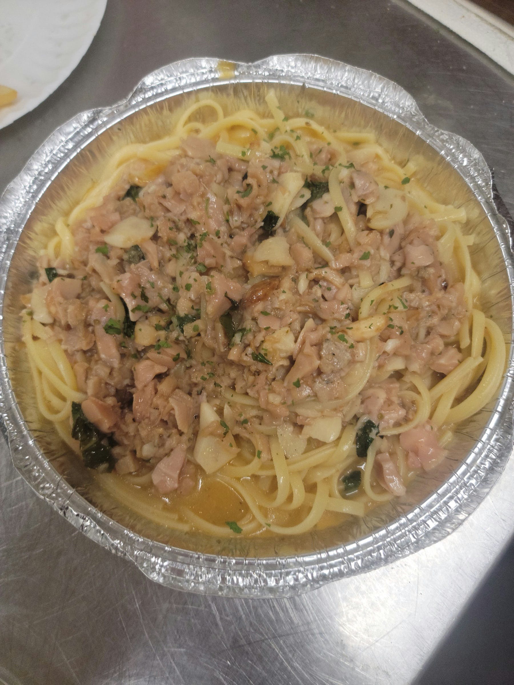 Order Linguini with Clam Sauce - Pasta food online from La Rocca Pizza Pasta store, Scranton on bringmethat.com