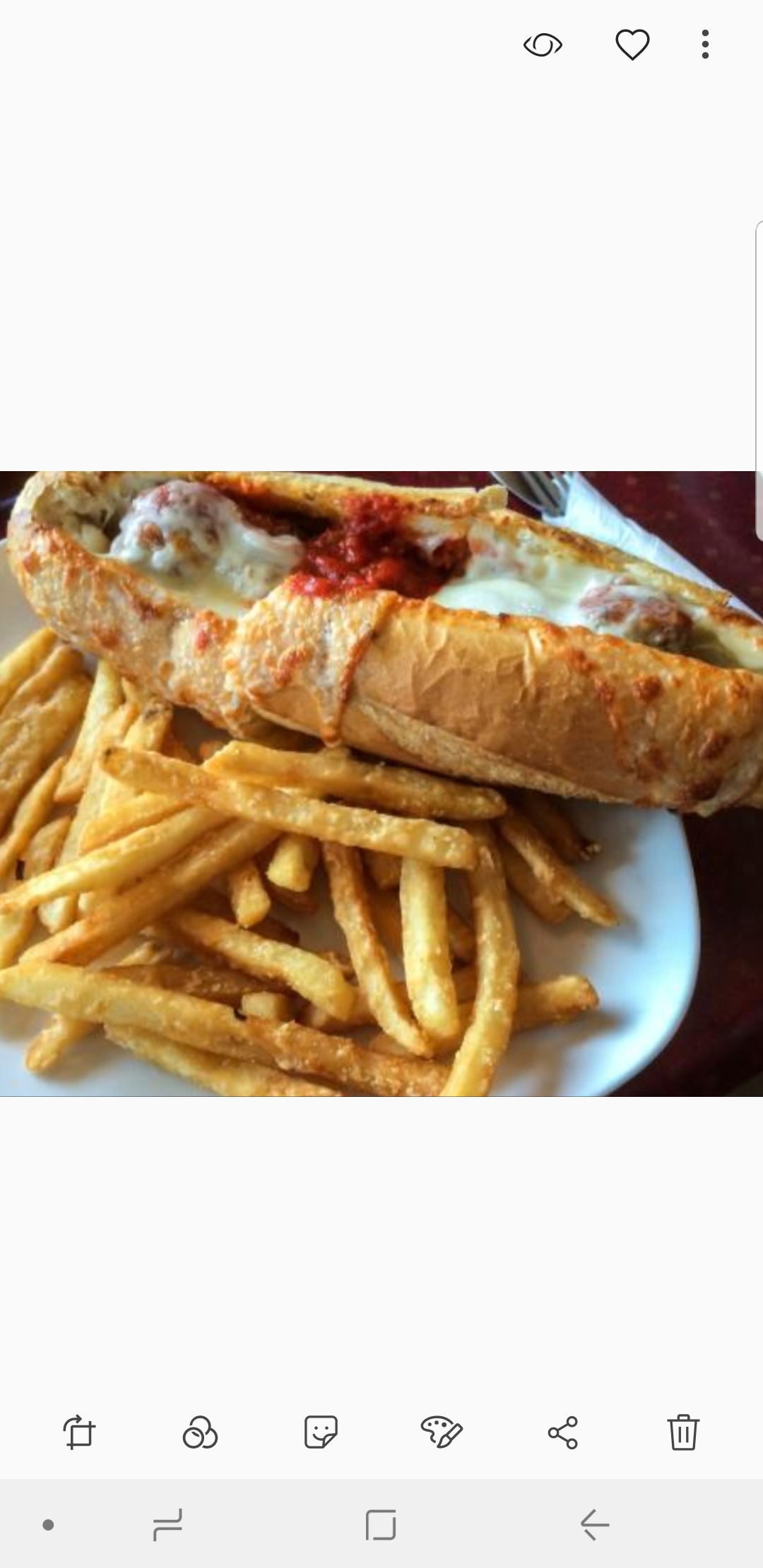 Order Meatball Sub and fries food online from Romeo's Pizza and Pasta store, Wadsworth on bringmethat.com