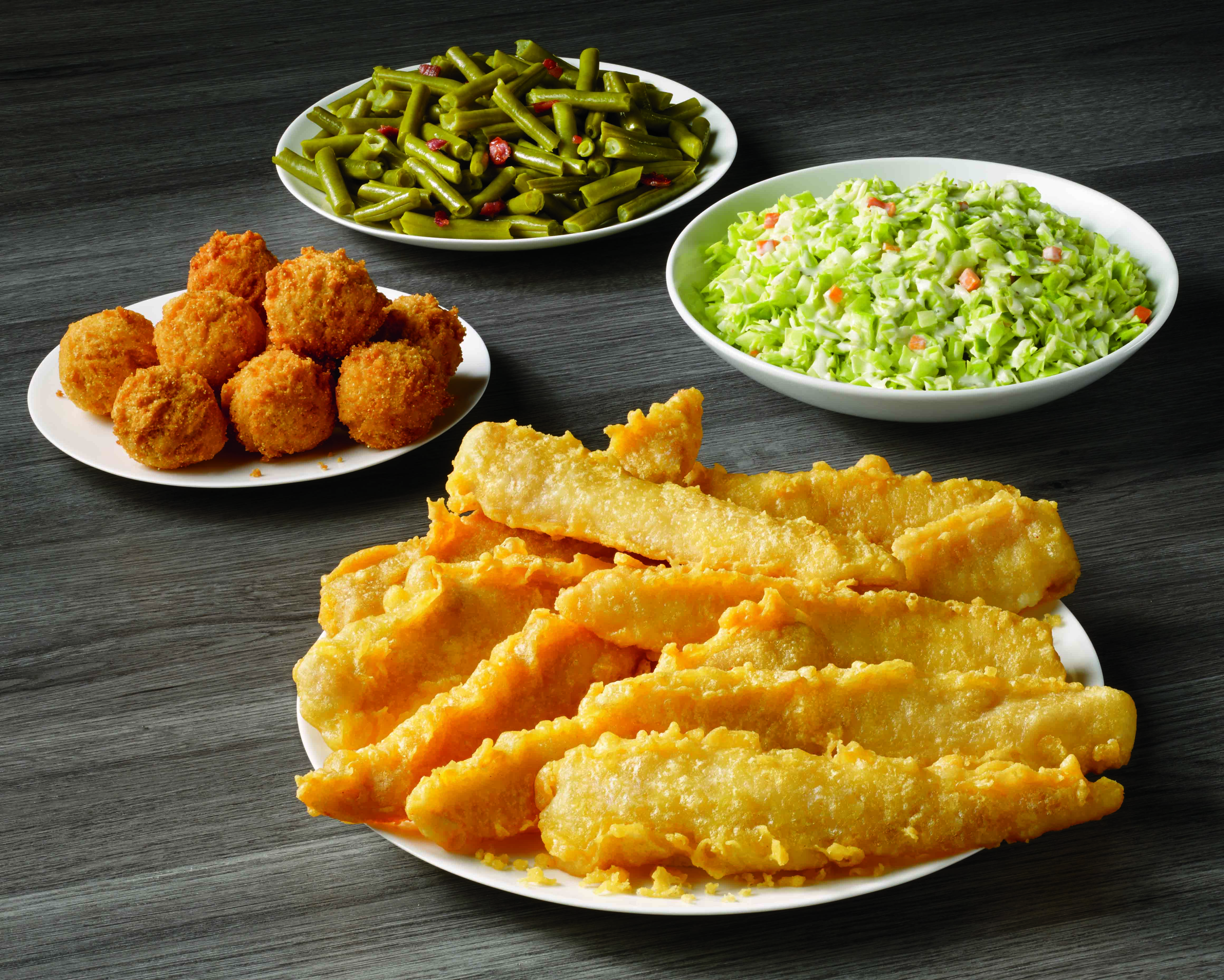 Order 10 Piece Fish Family Meal food online from Captain D's Seafood store, Augusta on bringmethat.com