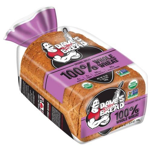 Order Dave's Killer Bread · Organic 100% Whole Wheat Bread (25 oz) food online from Safeway store, Rehoboth Beach on bringmethat.com