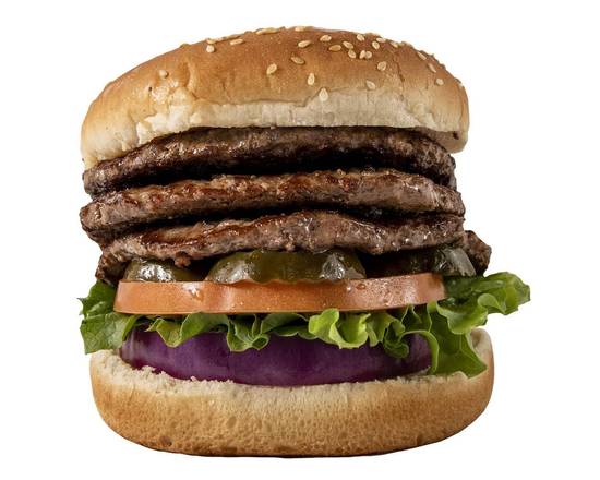 Order Super Triple Burger food online from Frosty king inc store, Bakersfield on bringmethat.com