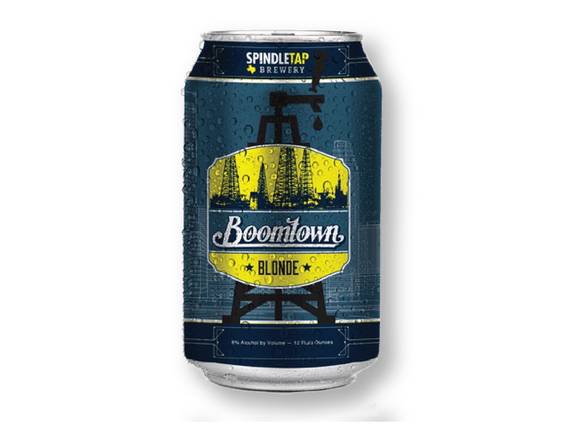 Order SpindleTap Boomtown Blonde - 6x 12oz Cans food online from Liquor Cabinet store, Houston on bringmethat.com