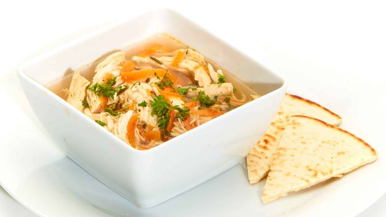 Order Greek Lemon Chicken Soup food online from Taziki Mediterranean Cafe store, Florence on bringmethat.com