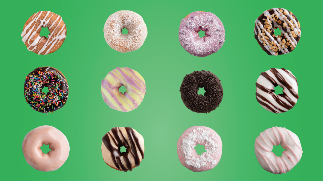 Order Vegan-Friendly Assortment food online from Duck Donuts store, Avalon on bringmethat.com