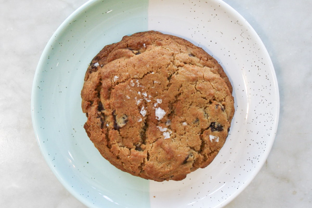 Order Chocolate Chip Sea Salt Cookie food online from Coffee shop store, New York on bringmethat.com