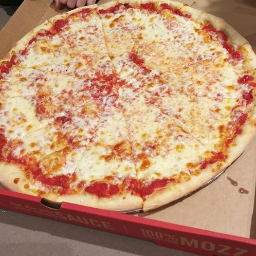 Order Cheese Pizza food online from Sbarro store, Wilmington on bringmethat.com