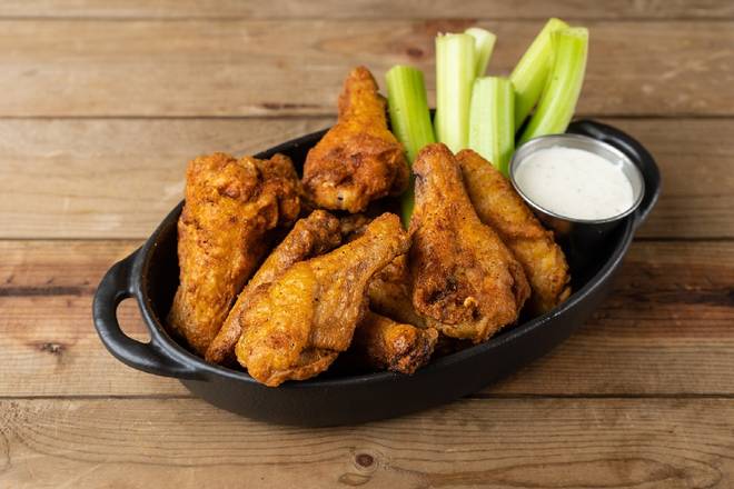 Order Wings Bone In Old Bay Dry Rub  food online from Bar Louie store, Gainesville on bringmethat.com