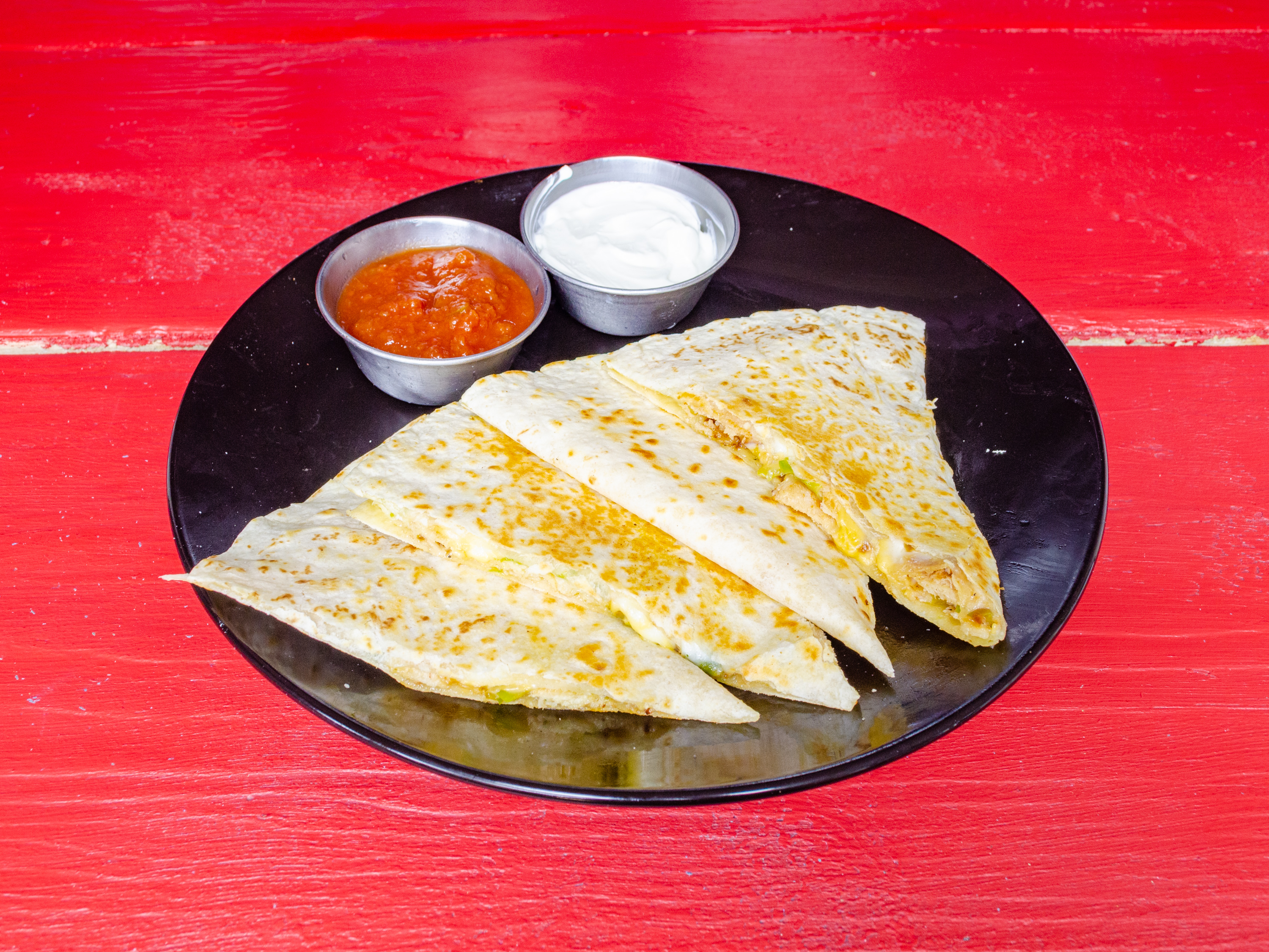 Order Chicken Quesadilla  food online from CMC deli store, Bergenfield on bringmethat.com