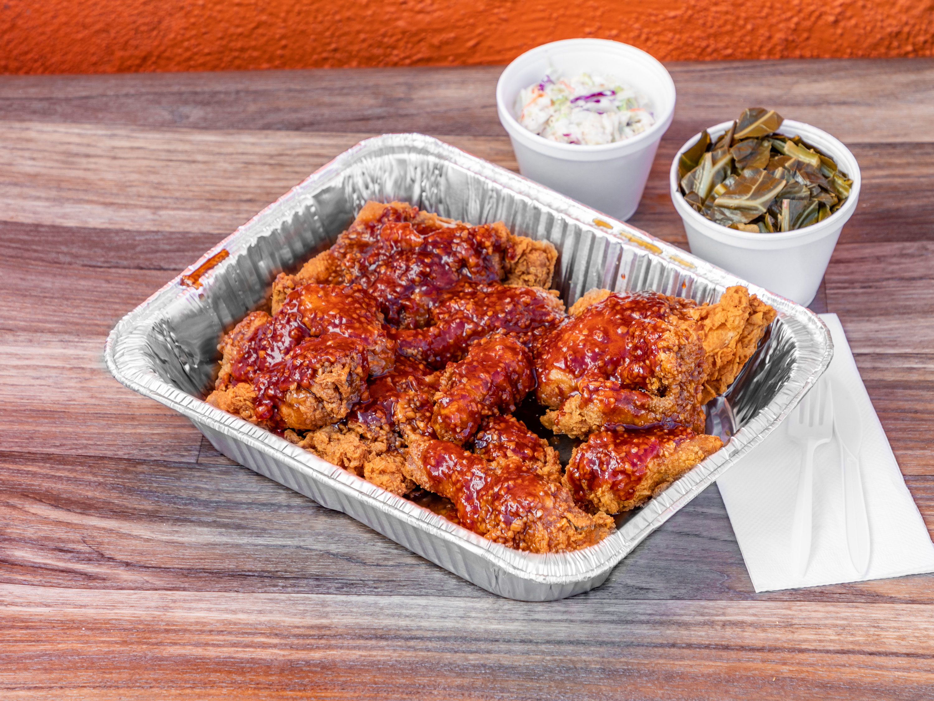 Order  15 Piece Honey Butter Chicken and 2 Large Sides food online from Charlie Famous Fried Chicken store, Los Angeles on bringmethat.com