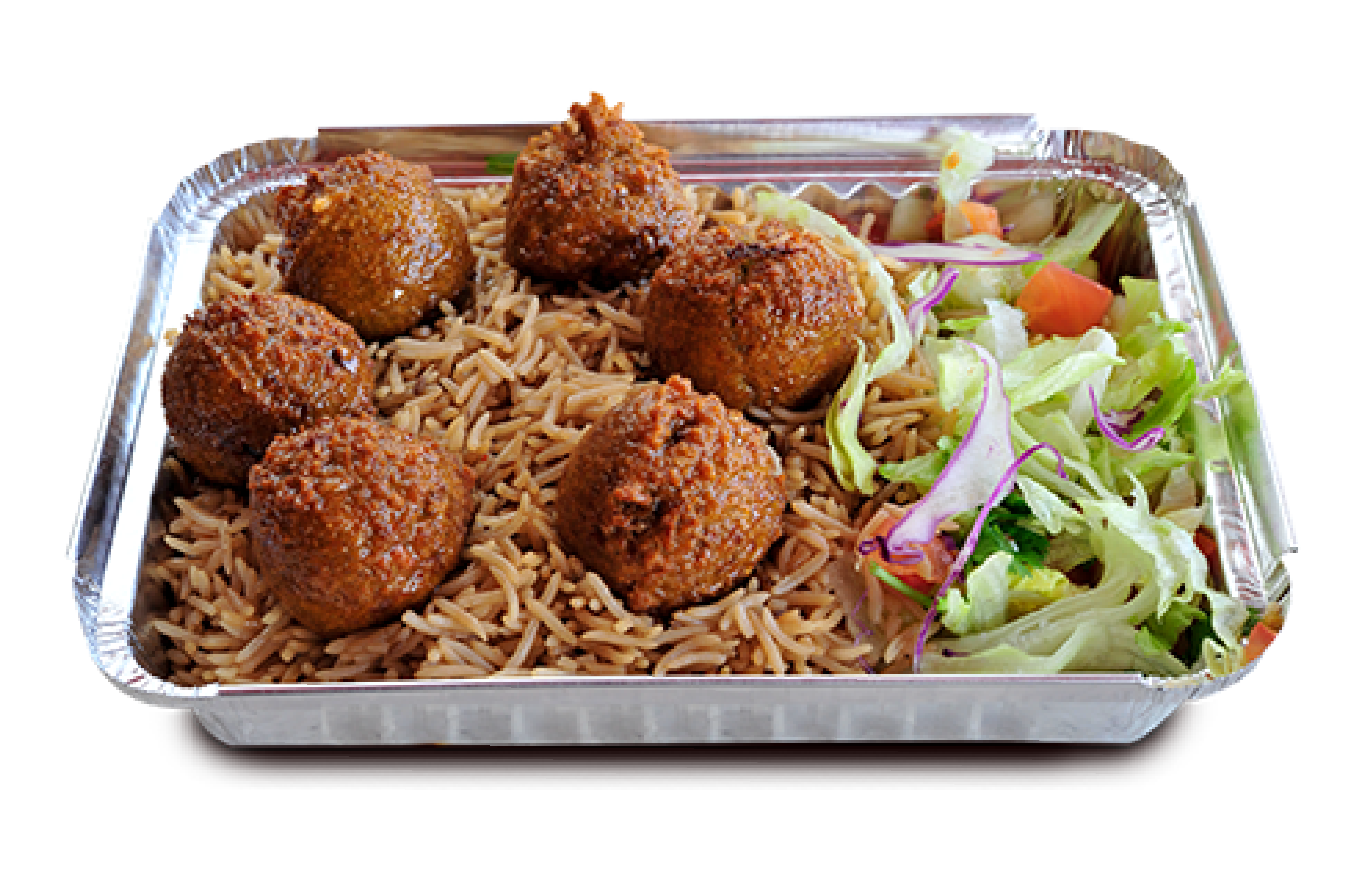 Order Falafel over Rice food online from Shahs Halal Food store, Holbrook on bringmethat.com