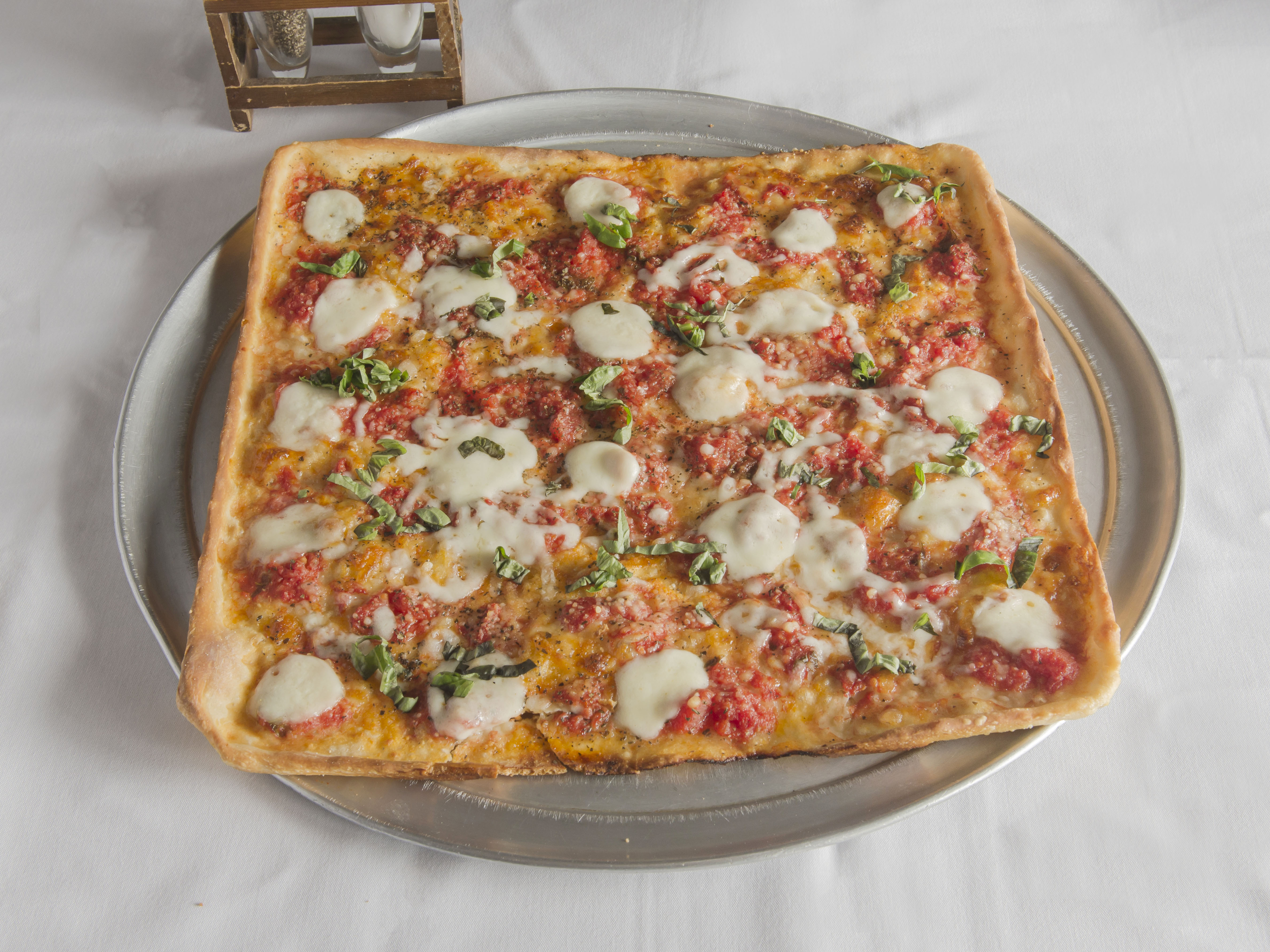 Order Sicilian Broccoli Pizza food online from Casa rosaria store, Plainsboro on bringmethat.com