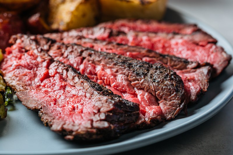 Order Grilled Grass Fed Steak food online from Urban Plates store, Irvine on bringmethat.com