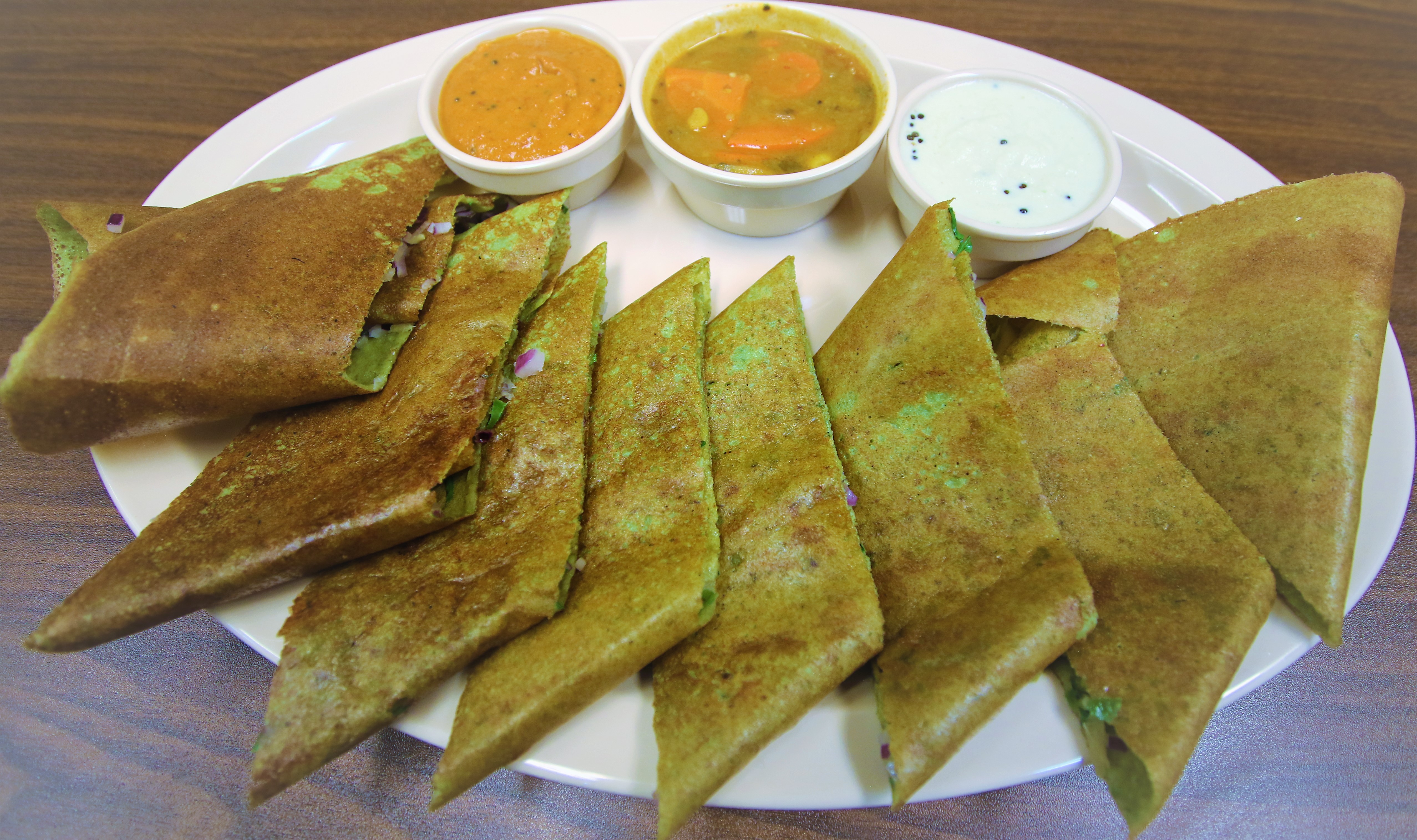 Order Pesarattu Upma food online from Abhiruchi store, Sunnyvale on bringmethat.com